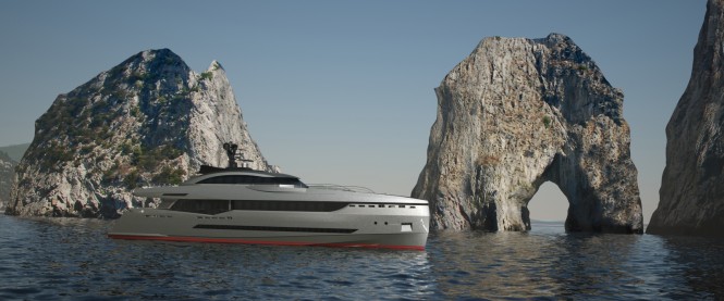 Superyacht Columbus Sport 130’ Hybrid by Palumbo Shipyard 