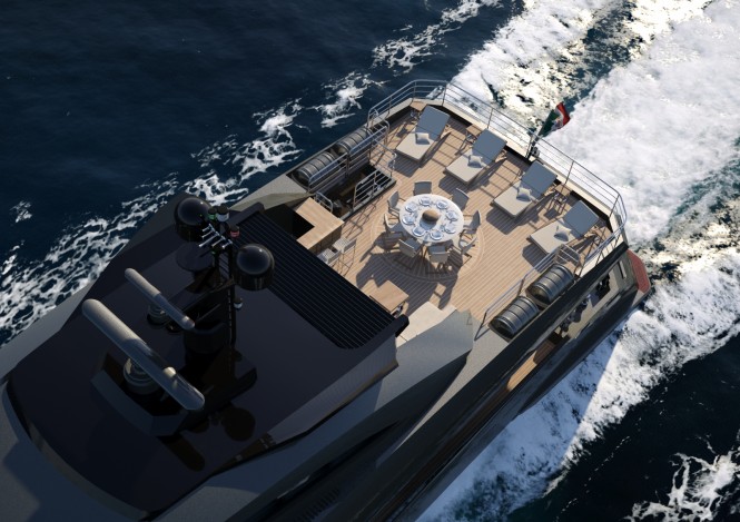 Columbus Sport 130’ Hybrid motor yacht by Palumbo Shipyard  