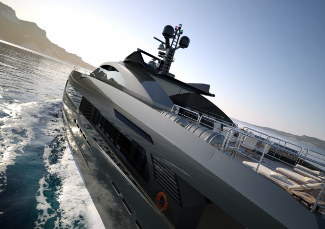 Columbus Sport 130’ Hybrid superyacht by Palumbo Shipyard