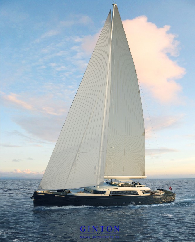 Extreme Superyacht under sail