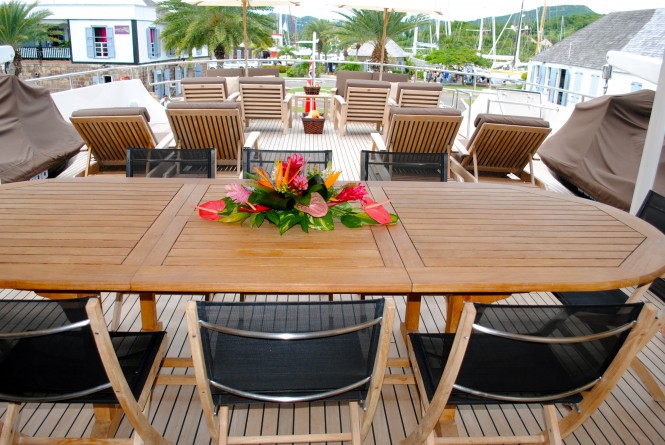 Lionshare superyacht - Aft Flybridge