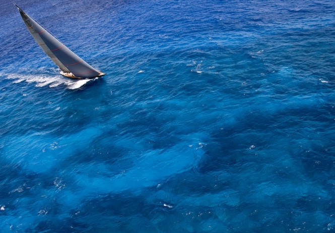 Loro Piana Caribbean Superyacht Regatta & Rendezvous 2012 Race Day 1:  FIREFLY - Image Carlo Borlenghi