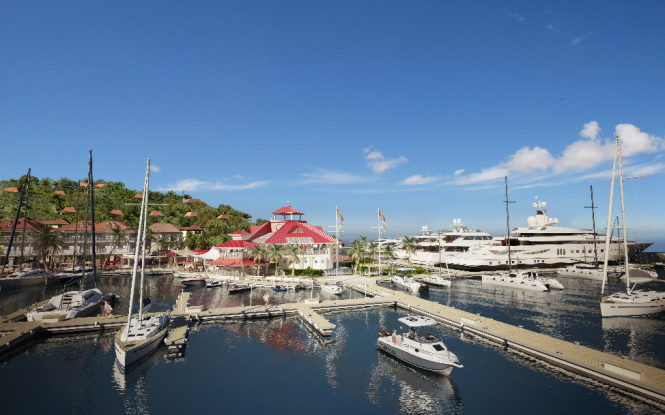 Port Louis Marina in Grenada