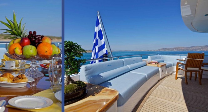 Relax aboard charter yacht O'Rama by Golden Yachts