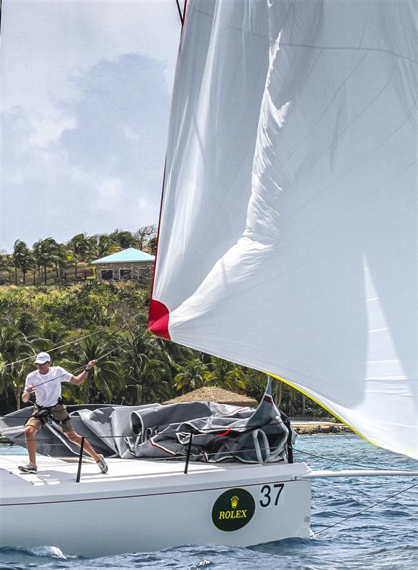 Sailing yacht DECISION Photo by Rolex Ingrid Abery