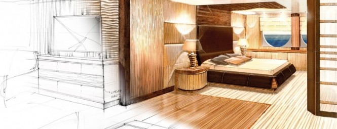 Superyacht Amels 199 Master Suite