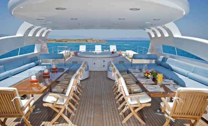 Superyacht O'Neiro - Upper Deck