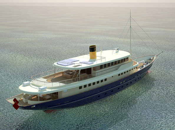 48.7m luxury yacht Bilgin 160 Sister - rear view