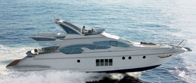 A motor yacht Azimut 64