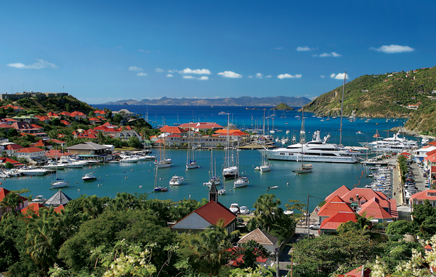 Beautiful Caribbean charter yacht location - St. Barths