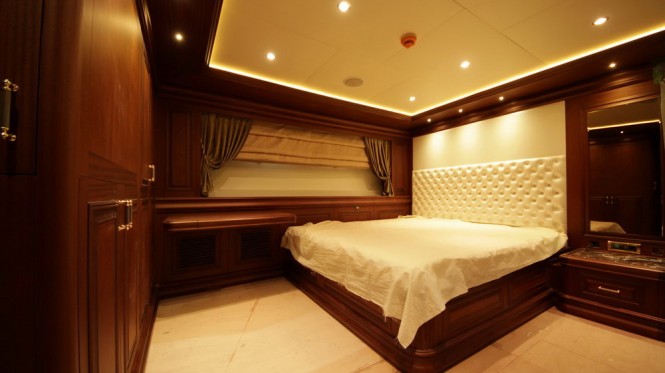 Bilgin 160 Classic superyacht - accommodation - under construction