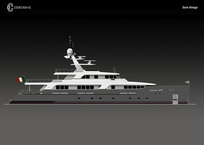 Codecasa 42 Vintage Yacht - Profile