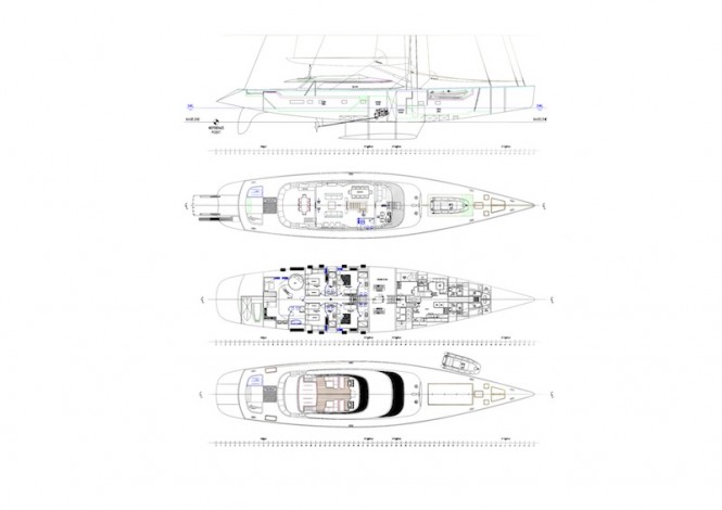 Esen Yacht E471 Sailing Yacht - General Arrangements