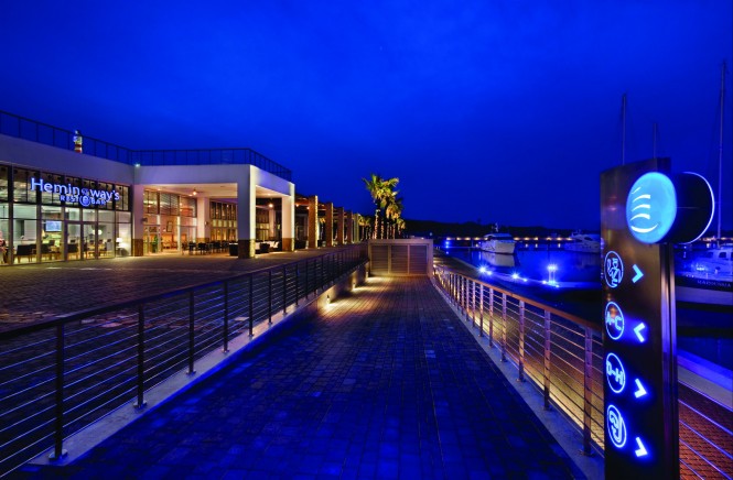 Karpaz Gate Marina at Night