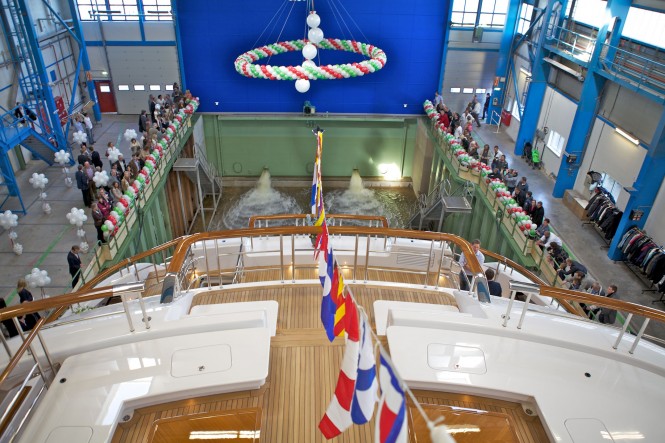 Luxury Yacht Hampshire II launched by Feadship - 2012