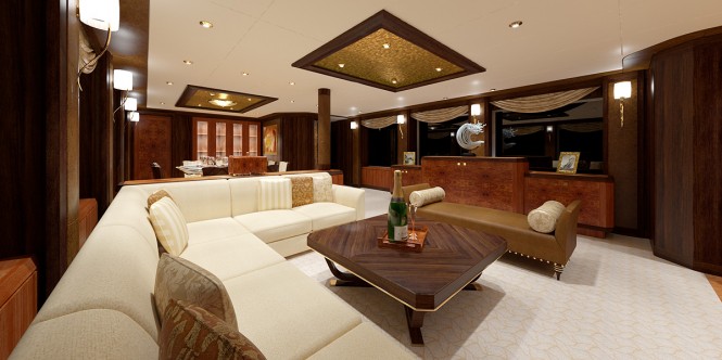 Ocean Alexander 120 Superyacht Salon