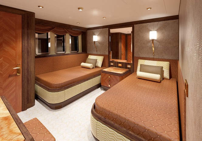 Ocean Alexander 120 Superyacht Twin Cabin