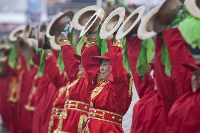 Performers at Act 2 closing ceremony - Image credit Lloyds Images
