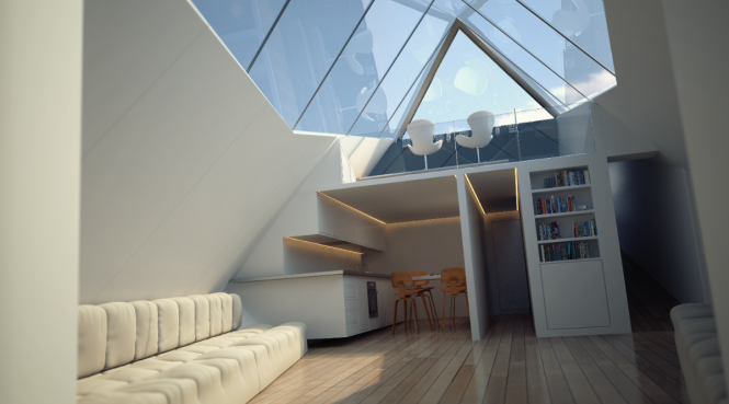 Revolutionary 38m Archimedean Yacht by Innovation Imperative - Interior