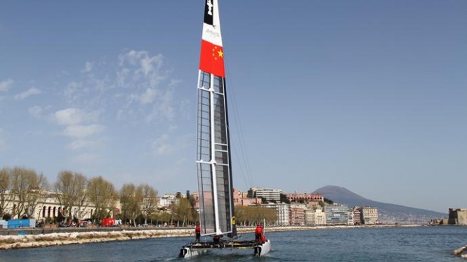 Russell Coutts joins China Team in Sanya, China