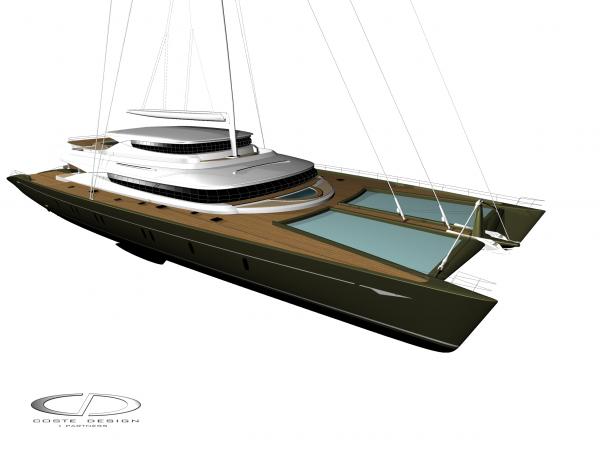 Sailing catamaran yacht Blue Coast 165