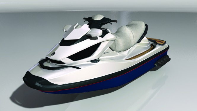 Seadoo RXT 260 jet-ski Navy Blue White Red Decking
