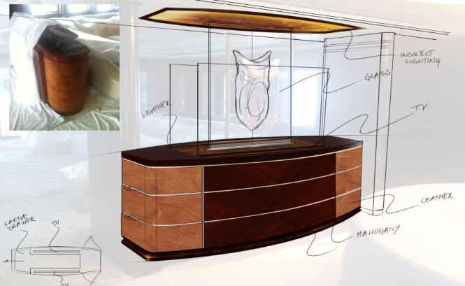 Sinot Yacht Design - Refit superyacht Rahil spring 2012