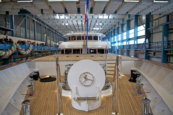 Superyacht Hampshire II at her launch
