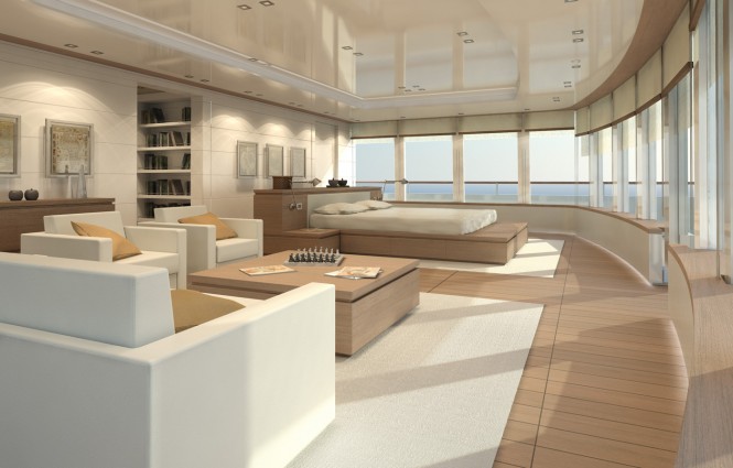 Superyacht PROJECT LIGHT Owner´s Cabin