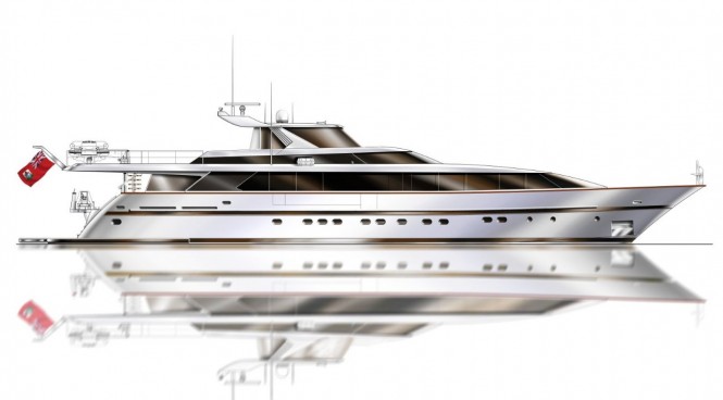 Superyacht Searaz - Rendering