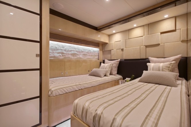 Superyacht Virginia Twin Cabin