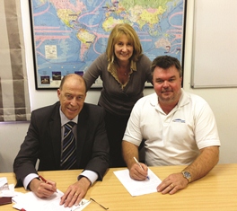 TAFE NSW Sydney Institute Director National Business Camden Jobbins Australian Superyacht Crew Principal Trainer Donna Morris and Australian Superyachts