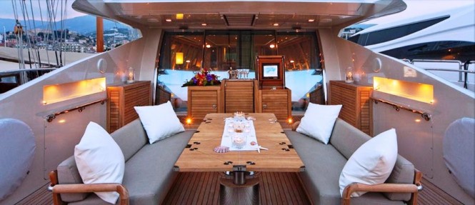 Yacht Natalia - Aft Deck