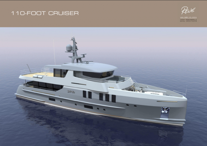 110ft Rene Van Der Velden motor yacht