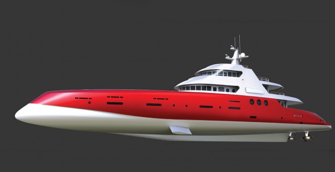 45m motor yacht Monoposto 147 by Granocean