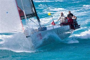 52ft sailing yacht Georgia is expected to lead defence of the South Pacific Trophy at Audi Hamilton Island Race Week in August Photo by Andrea FrancoliniAUDI