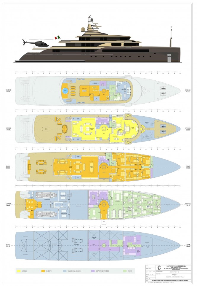 Another 72m motor yacht concept by Codecasa