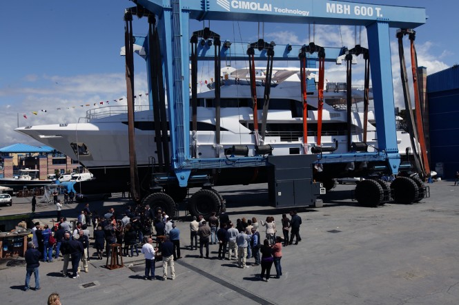 Benetti Classic Supreme 132 yacht at her launch