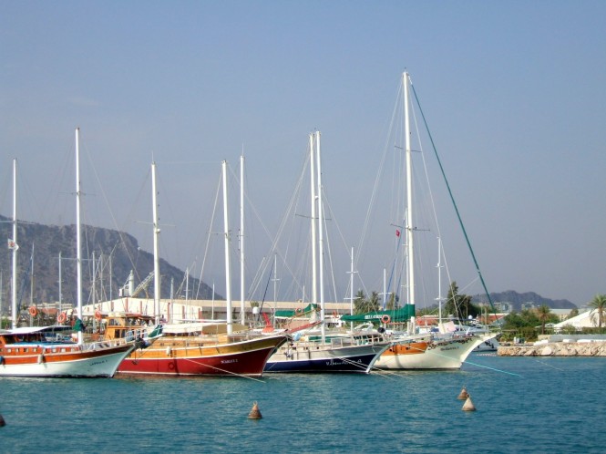 Celebi Marina - a superyacht marina situated in Antalya, Turkey