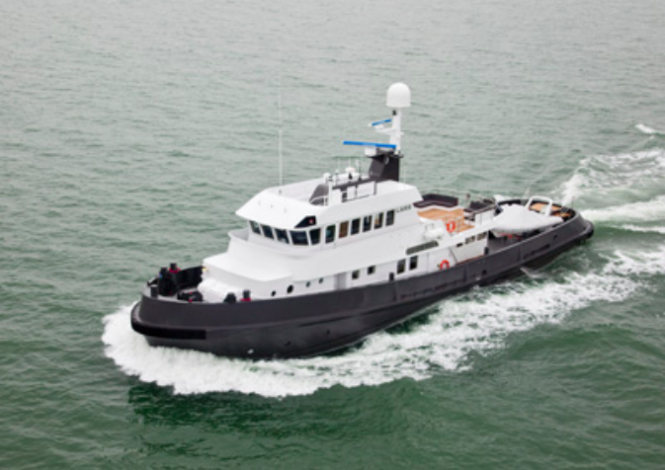 Explorer motor yacht LARS redesigned by Felix Buytendijk Yacht Design - Image courtesy of Felix Buytendijk Yacht Design