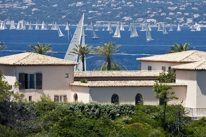 Fleet of the Bay of Saint Tropez - Inshore Race -Photo By- Rolex : Carlo Borlenghi