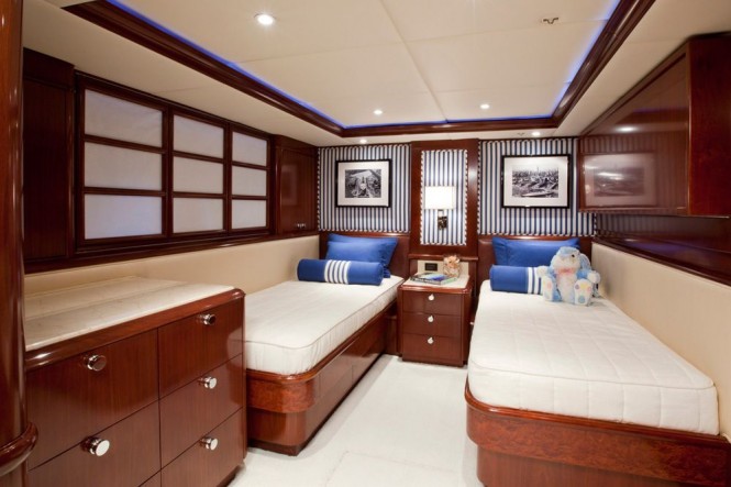 Glaze superyacht - Twin cabin