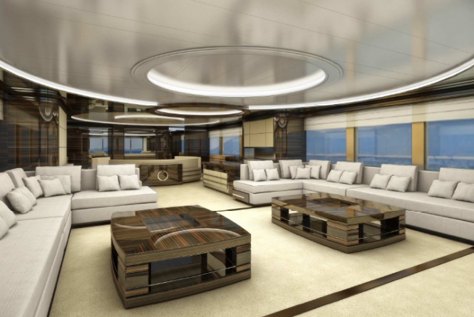 Interior of the Rodriquez 42 yacht