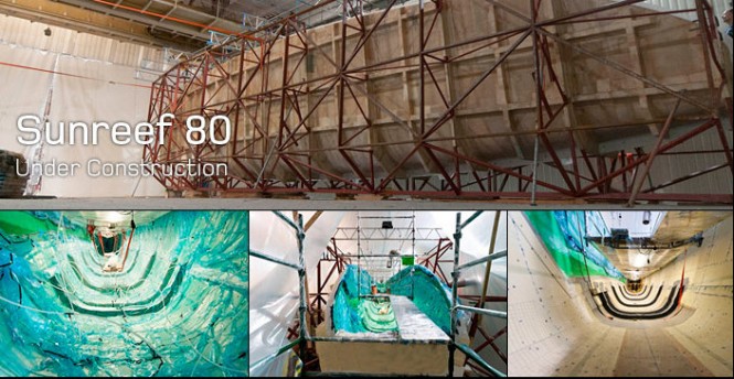 Luxury yacht Sunreef 80