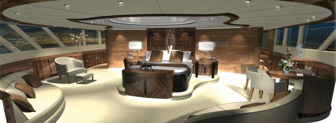 Motor yacht AGAT - Image courtesy of her designer H2 Yacht Design