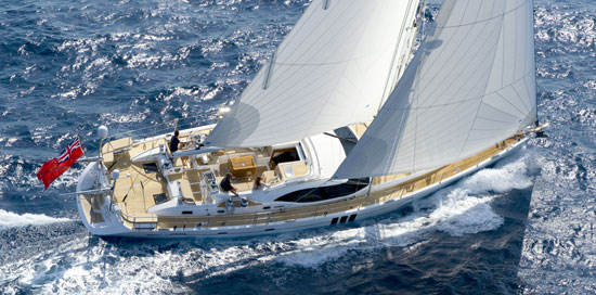 Oyster 625 charter yacht Blue Jeannie