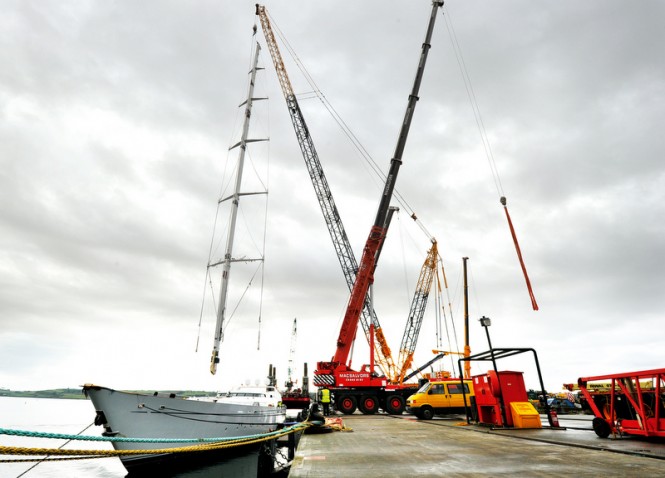 Ron Holland designed luxury yacht M5