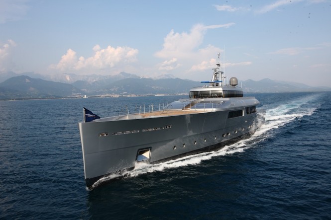 Superyacht Exuma -  photo courtesy of Perini Navi
