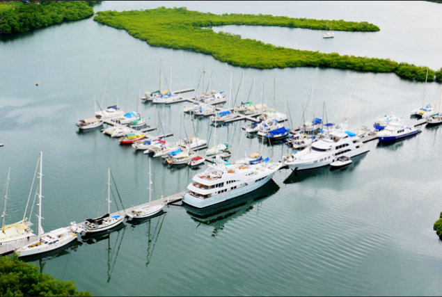 The Red Frog Beach Superyacht Marina in Panama