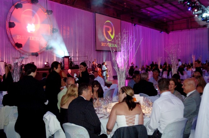 The Riviera Festival Dinner will be a highlight for many attending the Riviera Festival and Boat Show